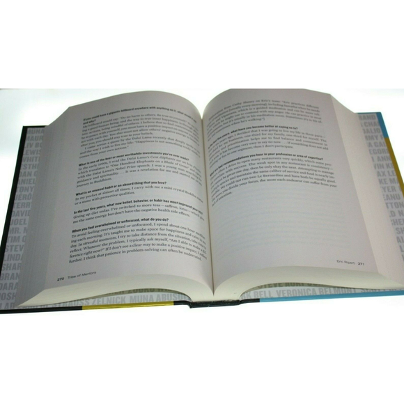 Tribe of Mentors: Short Life Advice from the Best in the World by T. Ferris FS - Picture 2 of 4